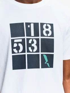 T-shirt graphique 100% coton - coupe regular - Blanc