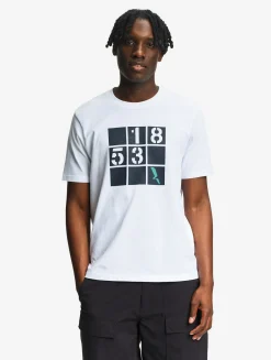 T-shirt graphique 100% coton - coupe regular - Blanc