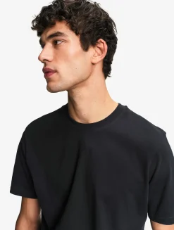 T-shirt graphique en jersey de coton - Noir