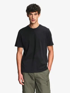T-shirt graphique en jersey de coton - Noir