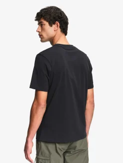 T-shirt graphique en jersey de coton - Noir