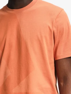T-shirt graphique en jersey de coton - Orange