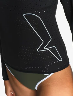 T-shirt manches longues en lycra - Aigle x Chlore - Noir