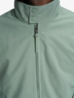 Veste courte Harrington en sergé déperlant - Vert