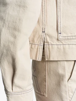 Veste de travail en sergé léger - Beige
