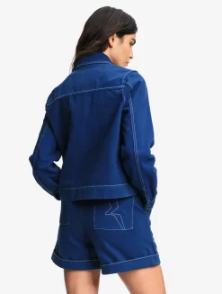 Veste de travail en sergé léger - Bleu