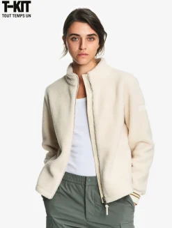 Veste en sherpa T-KIT - Blanc