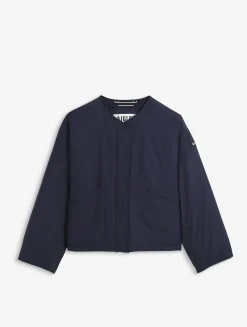 Veste matelassée boxy déperlante REPREVE® - Bleu