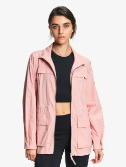 Veste saharienne déperlante anti-UV - Rose