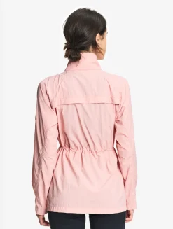 Veste saharienne déperlante anti-UV - Rose