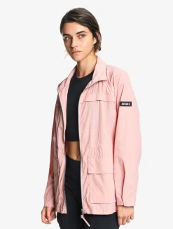 Veste saharienne déperlante anti-UV - Rose