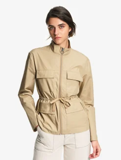 Veste saharienne déperlante légère - Beige
