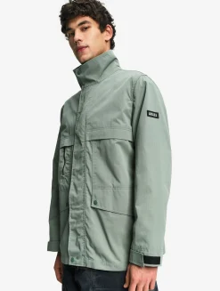 Veste saharienne déperlante multi-poches anti-UV - Vert