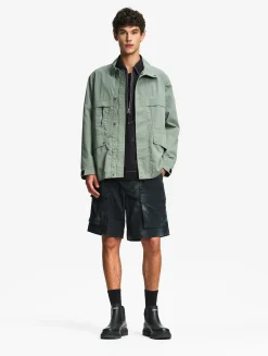 Veste saharienne déperlante multi-poches anti-UV - Vert