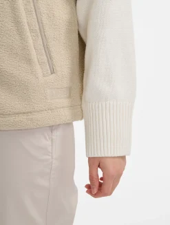 Veste sans manches en sherpa légère - Beige