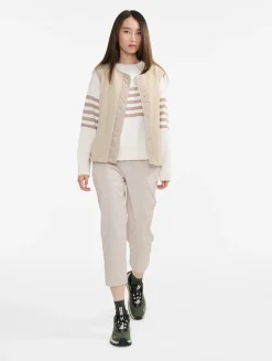 Veste sans manches en sherpa légère - Beige