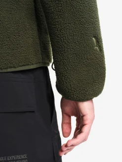 Veste sherpa bi-matière T- KIT - Kaki