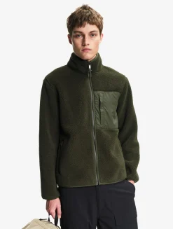 Veste sherpa bi-matière T- KIT - Kaki