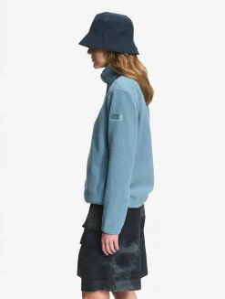 Veste sherpa légère boutonnée - Bleu