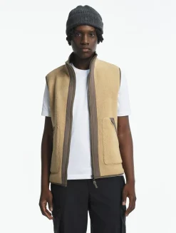 Veste sherpa sans manches réversible T-KIT - Beige