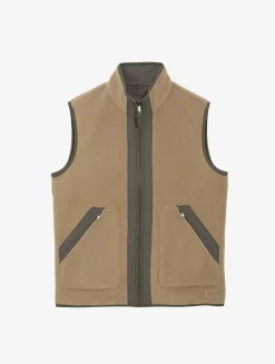 Veste sherpa sans manches réversible T-KIT - Beige