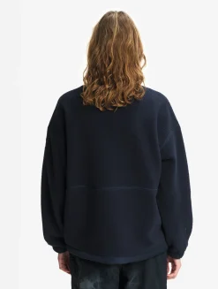 Veste teddy en sherpa léger - Bleu