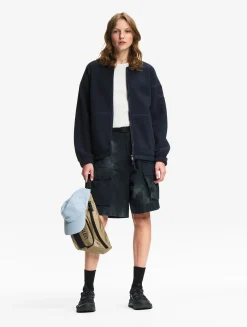 Veste teddy en sherpa léger - Bleu