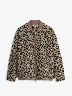 Veste teddy en sherpa léger imprimé - Multicolore