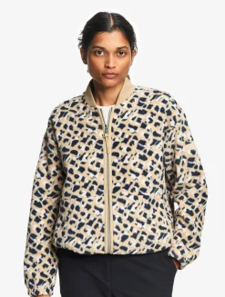 Veste teddy en sherpa léger imprimé - Multicolore