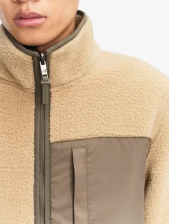Veste T-KIT sherpa bi-matière - Beige