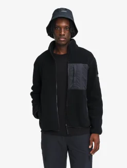 Veste T-KIT sherpa bi-matière - Noir
