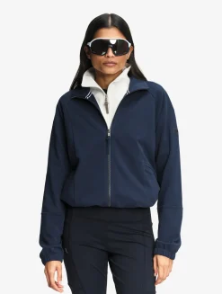 Veste zippée en jersey technique - Bleu